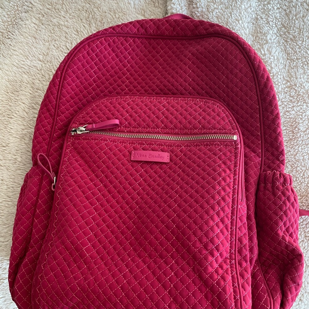 Vera Bradley Campus Backpack Raspberry